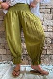 Sundaze Cheesecloth Bloomer Pant Olive
